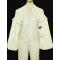 Successos Cream Shadow Pinstripes Tuxedo Suit With Gold Lurex And Matching Ascot BPVT996-5